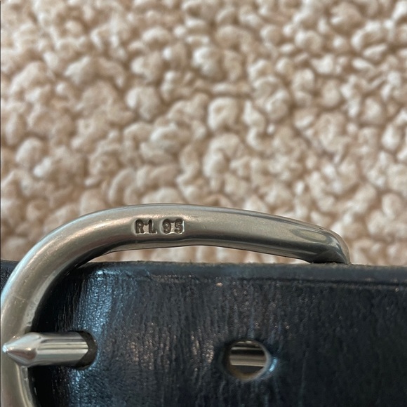 Ralph Lauren Men’s 1” Pony Belt 95 with Heavy Buckle, Belt Keeper and D Ring. - Picture 3 of 16